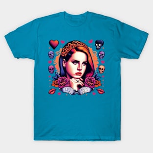 Lana Del Rey - 90s Neon Goth T-Shirt